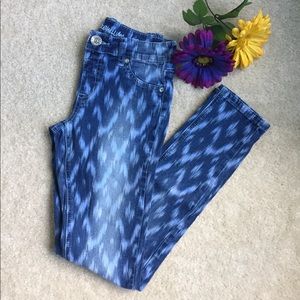 Justice Premium cute patterned jeans!